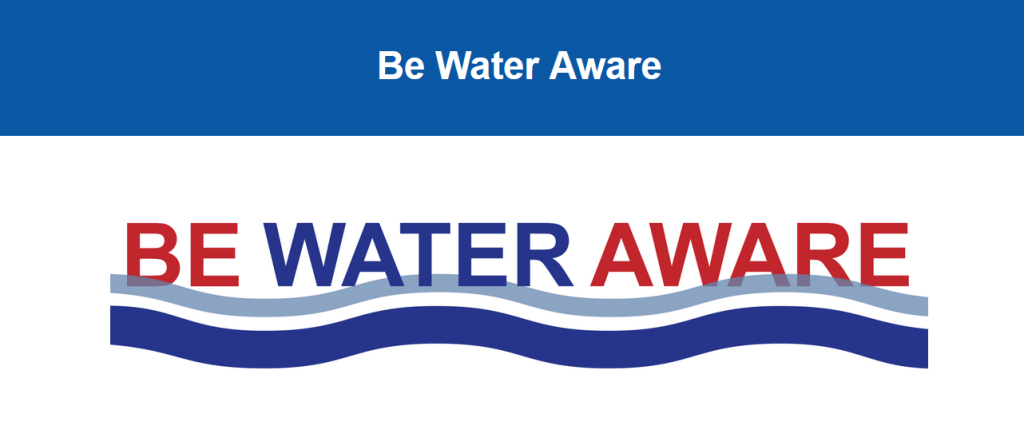 Be Water Aware